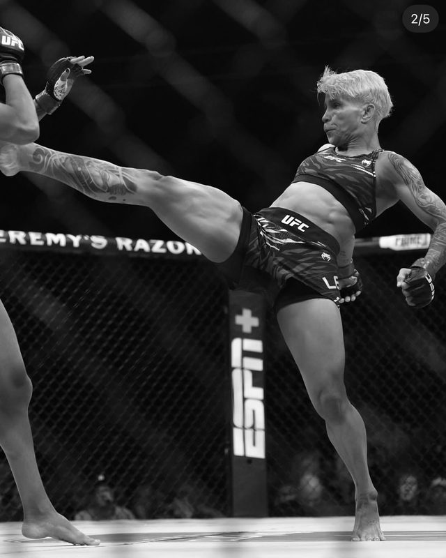 Chute alto durante luta no UFC